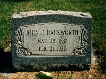 John Jackson Hackworth Gravestone